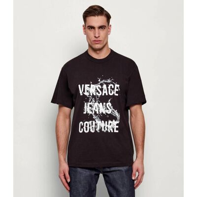 Versace Jeans Couture T-shirt SPLASH Regular Fit czarny S Versace Jeans Couture T-shirt SPLASH Regular Fit czarny S