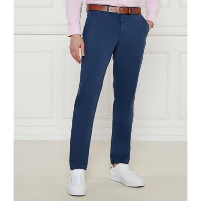 Tommy Hilfiger Spodnie chino HARLEM Tapered fit niebieski 33/32 Tommy Hilfiger Spodnie chino HARLEM Tapered fit niebieski 33/32