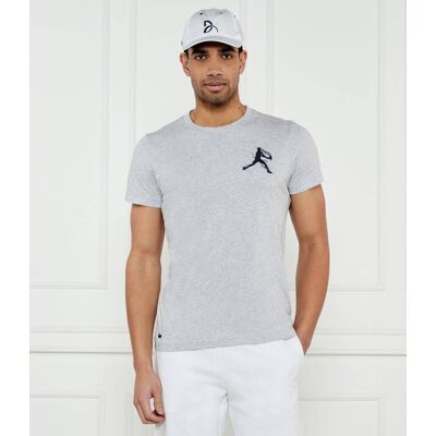 T-shirt Lacoste x Novak Djokovic Regular Fit szary S T-shirt Lacoste x Novak Djokovic Regular Fit szary S