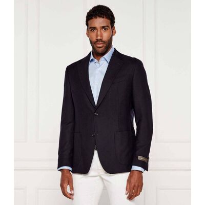 Windsor Wełniana marynarka Travel Slim Fit granatowy 56 Windsor Wełniana marynarka Travel Slim Fit granatowy 56