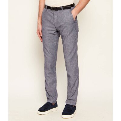 Joop! Jeans Spodnie chino Matthew Modern fit z dodatkiem lnu granatowy 38/34 Joop! Jeans Spodnie chino Matthew Modern fit z dodatkiem lnu granatowy 38/34