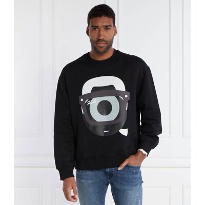 Karl Lagerfeld Bluza Karl Lagerfeld x Darcel Disappoints Regular Fit czarny XXL Karl Lagerfeld Bluza Karl Lagerfeld x Darcel Disappoints Regular Fit czarny XXL