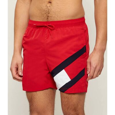 Tommy Hilfiger Szorty kąpielowe Slim Fit czerwony XL Tommy Hilfiger Szorty kąpielowe Slim Fit czerwony XL
