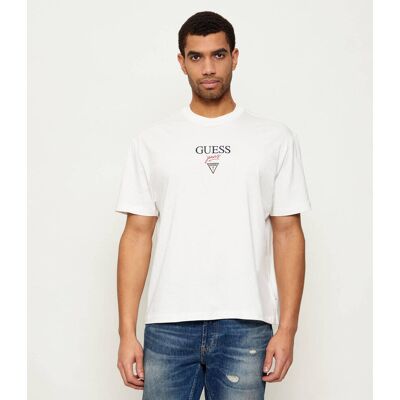 Guess Jeans T-shirt BAKER Oversize fit biały L Guess Jeans T-shirt BAKER Oversize fit biały L