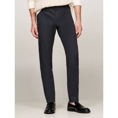 Tommy Hilfiger Spodnie chino Bleecker Slim Fit granatowy 34/34 Tommy Hilfiger Spodnie chino Bleecker Slim Fit granatowy 34/34