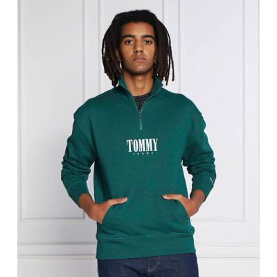 Tommy Jeans Bluza Loose fit zielony S Tommy Jeans Bluza Loose fit zielony S