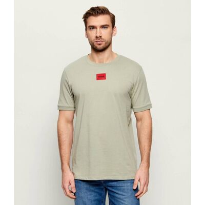 HUGO T-shirt Diragolino212 Regular Fit zielony L HUGO T-shirt Diragolino212 Regular Fit zielony L