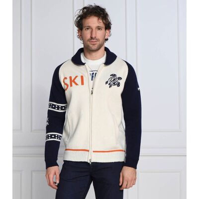 Vilebrequin Wełniany sweter CALABRE Regular Fit granatowy L Vilebrequin Wełniany sweter CALABRE Regular Fit granatowy L