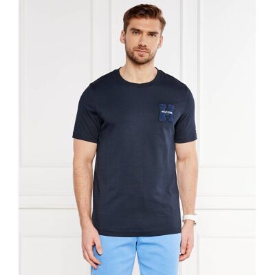 Tommy Hilfiger T-shirt BOUCLE H EMBRO Regular Fit granatowy M Tommy Hilfiger T-shirt BOUCLE H EMBRO Regular Fit granatowy M