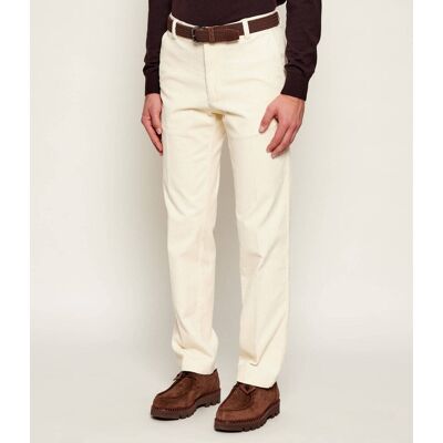Boss BLACK Spodnie chino C-Kent Straight fit sztruks kremowy 30/32 Boss BLACK Spodnie chino C-Kent Straight fit sztruks kremowy 30/32
