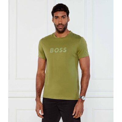 Boss BLACK T-shirt RN Regular Fit zielony XL Boss BLACK T-shirt RN Regular Fit zielony XL