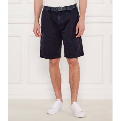Guess Jeans Szorty chino Regular Fit granatowy 30 Guess Jeans Szorty chino Regular Fit granatowy 30