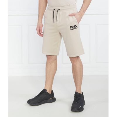 Karl Lagerfeld Szorty Regular Fit beżowy XXL Karl Lagerfeld Szorty Regular Fit beżowy XXL