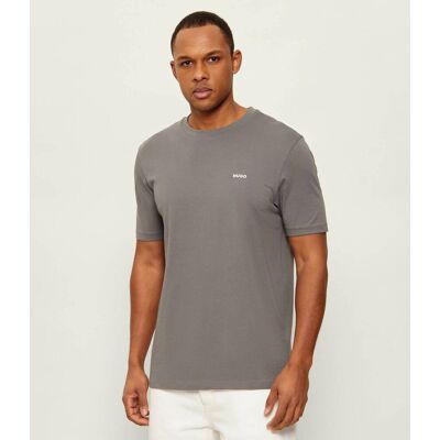 HUGO T-shirt Dero222 Regular Fit szary L HUGO T-shirt Dero222 Regular Fit szary L