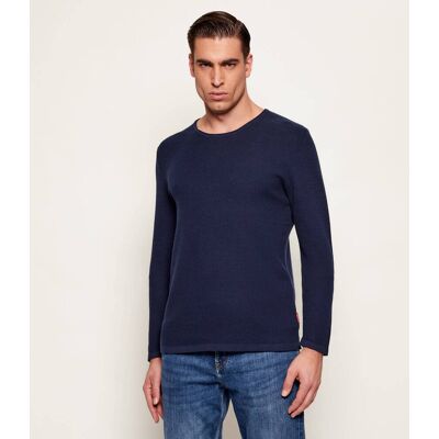Joop! Jeans Sweter Svenor Regular Fit granatowy M Joop! Jeans Sweter Svenor Regular Fit granatowy M