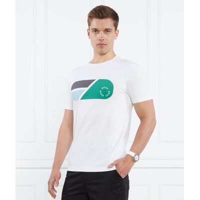 Boss GREEN T-shirt Tee 9 Regular Fit stretch biały XXL Boss GREEN T-shirt Tee 9 Regular Fit stretch biały XXL