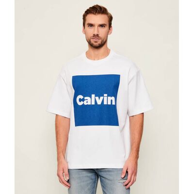 Calvin Klein Jeans T-shirt Loose fit biały S Calvin Klein Jeans T-shirt Loose fit biały S