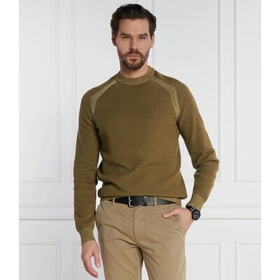Boss ORANGE Sweter Apuok Regular Fit khaki XL Boss ORANGE Sweter Apuok Regular Fit khaki XL