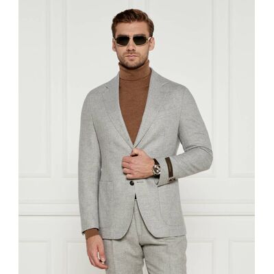 Windsor Wełniana marynarka Giorno Shaped fit z dodatkiem kaszmiru szary 48 Windsor Wełniana marynarka Giorno Shaped fit z dodatkiem kaszmiru szary 48
