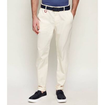 Joop! Jeans Spodnie chino Maxton3 Modern fit ecru 33/32 Joop! Jeans Spodnie chino Maxton3 Modern fit ecru 33/32