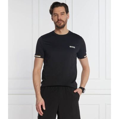 GREEN T-shirt boss x matteo berrettini Slim Fit stretch czarny XXL GREEN T-shirt boss x matteo berrettini Slim Fit stretch czarny XXL