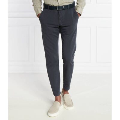 Joop! Jeans Spodnie chino Maxton Modern fit z dodatkiem lnu granatowy 33/34 Joop! Jeans Spodnie chino Maxton Modern fit z dodatkiem lnu granatowy 33/34