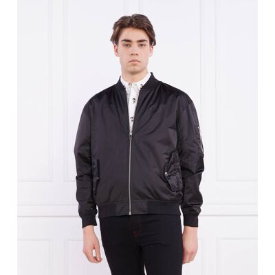Karl Lagerfeld Kurtka BOMBER Regular Fit czarny 46 Karl Lagerfeld Kurtka BOMBER Regular Fit czarny 46