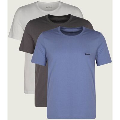 Boss BLACK T-shirt 3-pack RN Classic Regular Fit niebieski L Boss BLACK T-shirt 3-pack RN Classic Regular Fit niebieski L