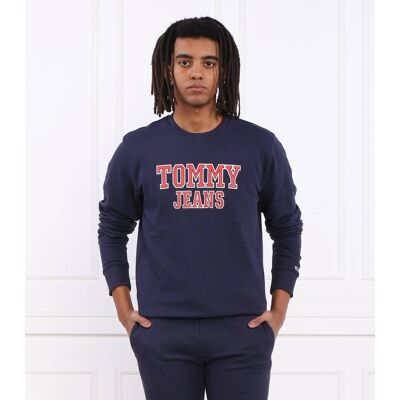 Tommy Jeans Bluza Regular Fit granatowy XXL Tommy Jeans Bluza Regular Fit granatowy XXL