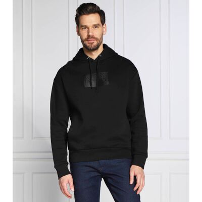 Calvin Klein Bluza COMFORT HOODIE Regular Fit czarny XL Calvin Klein Bluza COMFORT HOODIE Regular Fit czarny XL