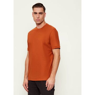 Boss BLACK T-shirt H-Thompson 55 Regular Fit mercerised pomarańczowy L Boss BLACK T-shirt H-Thompson 55 Regular Fit mercerised pomarańczowy L