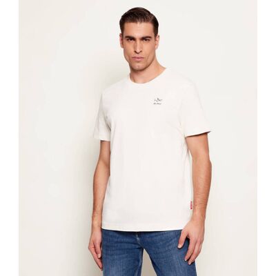 Joop! Jeans T-shirt Aukai Regular Fit ecru XXXL Joop! Jeans T-shirt Aukai Regular Fit ecru XXXL