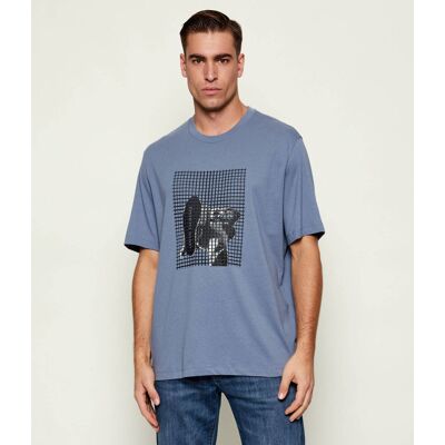 Giorgio Armani Exchange T-shirt Regular Fit niebieski M Giorgio Armani Exchange T-shirt Regular Fit niebieski M
