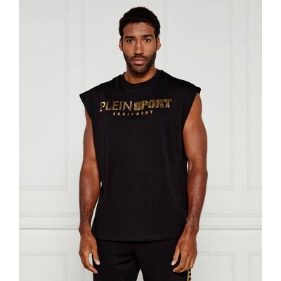 Plein Sport Tank top Regular Fit czarny XL Plein Sport Tank top Regular Fit czarny XL