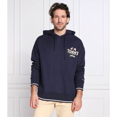 Tommy Jeans Bluza SKATER PREP BACK Relaxed fit granatowy S Tommy Jeans Bluza SKATER PREP BACK Relaxed fit granatowy S