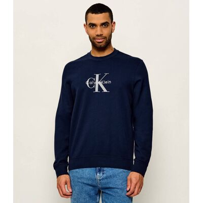 Calvin Klein Jeans Bluza Regular Fit granatowy L Calvin Klein Jeans Bluza Regular Fit granatowy L