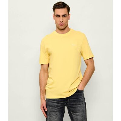 HUGO T-shirt Dero222 Regular Fit żółty L HUGO T-shirt Dero222 Regular Fit żółty L