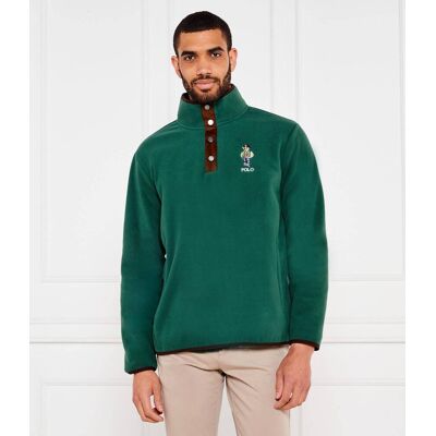 Polo Ralph Lauren Polarowa Bluza Regular Fit zielony XL Polo Ralph Lauren Polarowa Bluza Regular Fit zielony XL