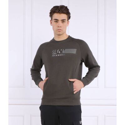 EA7 Bluza Regular Fit grafitowy XXXL EA7 Bluza Regular Fit grafitowy XXXL