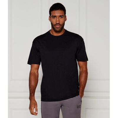 EA7 T-shirt Loose fit czarny S EA7 T-shirt Loose fit czarny S