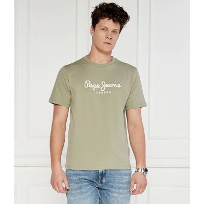 Pepe Jeans London T-shirt Regular Fit khaki S Pepe Jeans London T-shirt Regular Fit khaki S