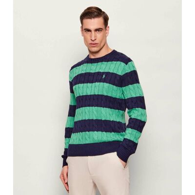 Polo Ralph Lauren Sweter Regular Fit zielony S Polo Ralph Lauren Sweter Regular Fit zielony S
