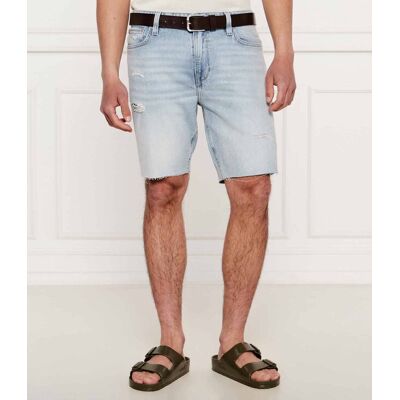 Guess Jeansowe szorty WYATT Regular Fit błękitny 36 Guess Jeansowe szorty WYATT Regular Fit błękitny 36