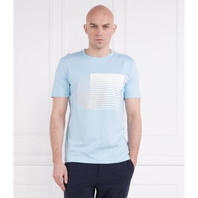 Boss GREEN T-shirt Tee 6 Regular Fit błękitny S Boss GREEN T-shirt Tee 6 Regular Fit błękitny S