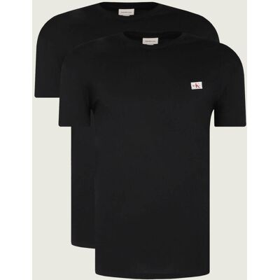 Calvin Klein Jeans T-shirt 2-pack Regular Fit czarny S Calvin Klein Jeans T-shirt 2-pack Regular Fit czarny S