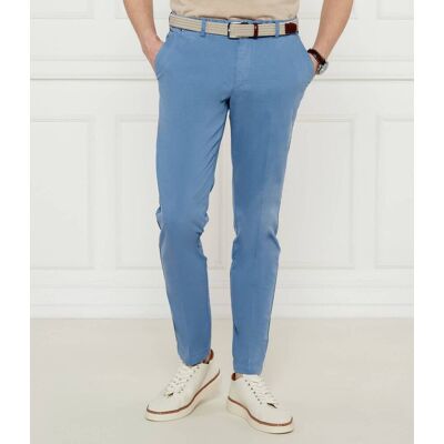 Boss BLACK Spodnie chino Kaito1 Slim Fit stretch niebieski 56 Boss BLACK Spodnie chino Kaito1 Slim Fit stretch niebieski 56