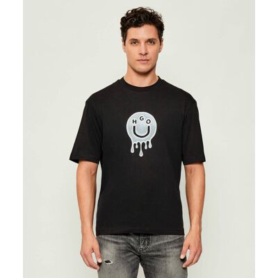 Hugo Blue T-shirt Nedirix Regular Fit czarny L Hugo Blue T-shirt Nedirix Regular Fit czarny L