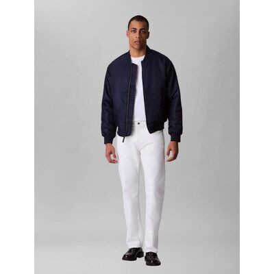 Calvin Klein Jeans Jeansy Straight fit biały 36/32 Calvin Klein Jeans Jeansy Straight fit biały 36/32