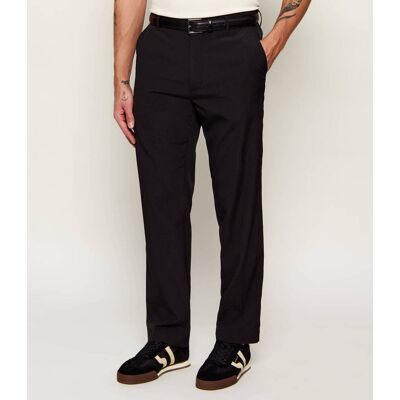Calvin Klein Spodnie Straight fit stretch czarny 33 Calvin Klein Spodnie Straight fit stretch czarny 33