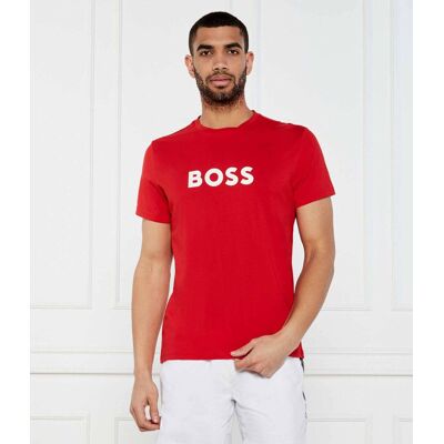 Boss BLACK T-shirt RN Regular Fit czerwony S Boss BLACK T-shirt RN Regular Fit czerwony S